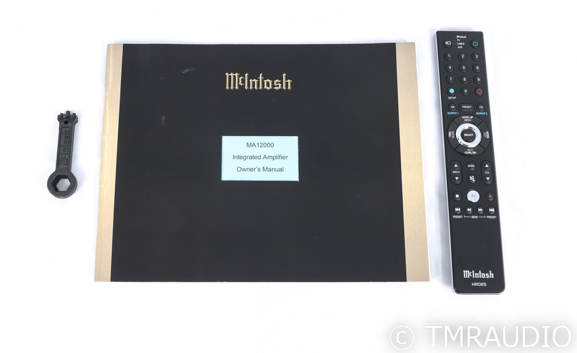 McIntosh MA12000 Stereo Integrated Amplifier; Remote