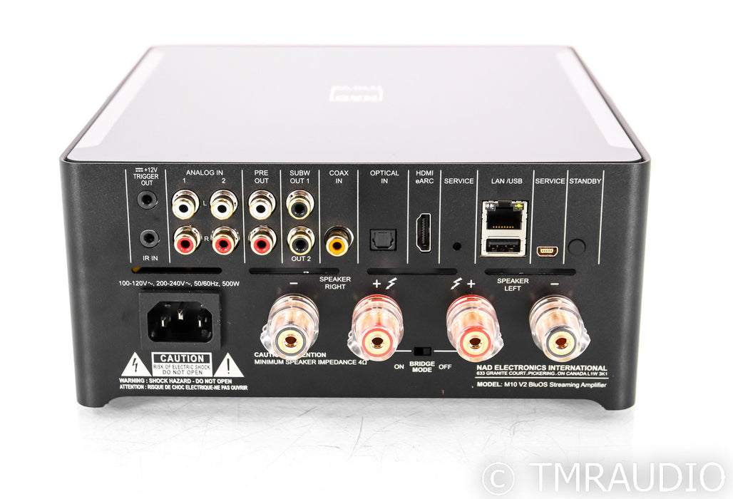 NAD Masters M10 V2 Streaming Integrated Amplifier; M-10 Mk.2; BluOS; Remote