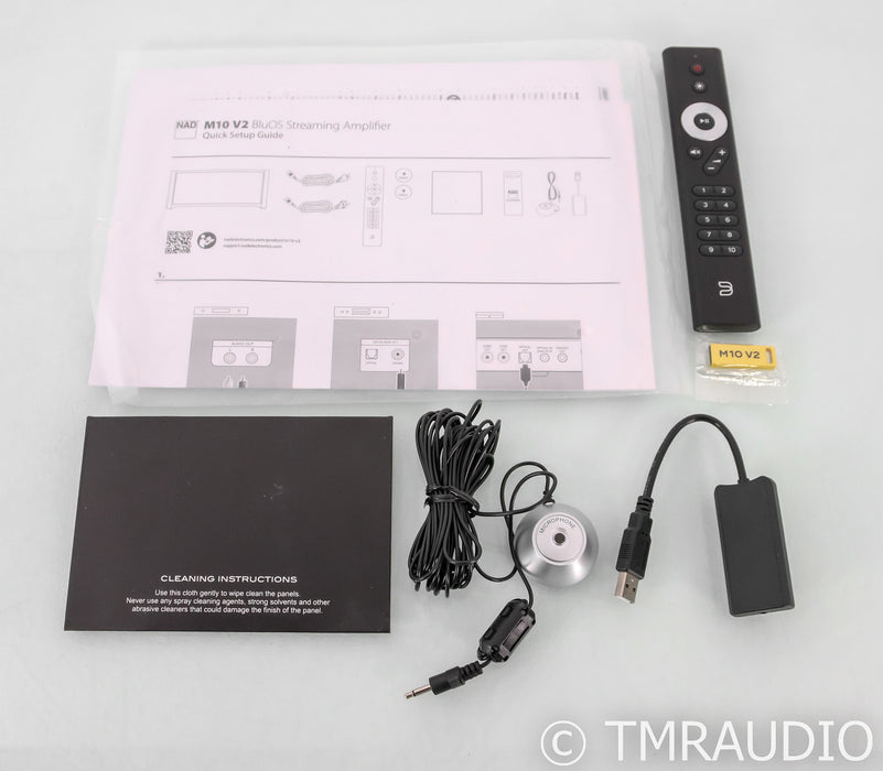 NAD Masters M10 V2 Streaming Integrated Amplifier; M-10 Mk.2; BluOS; Remote