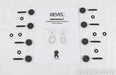 Revel Performa3 M106 Bookshelf Speakers; Gloss Black Pair w/ Stands; M-106