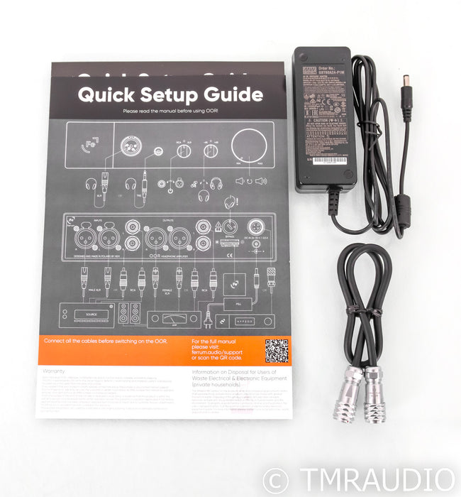 Ferrum Audio OOR Stereo Headphone Amplifier / Preamplifier; Hypsos PSU