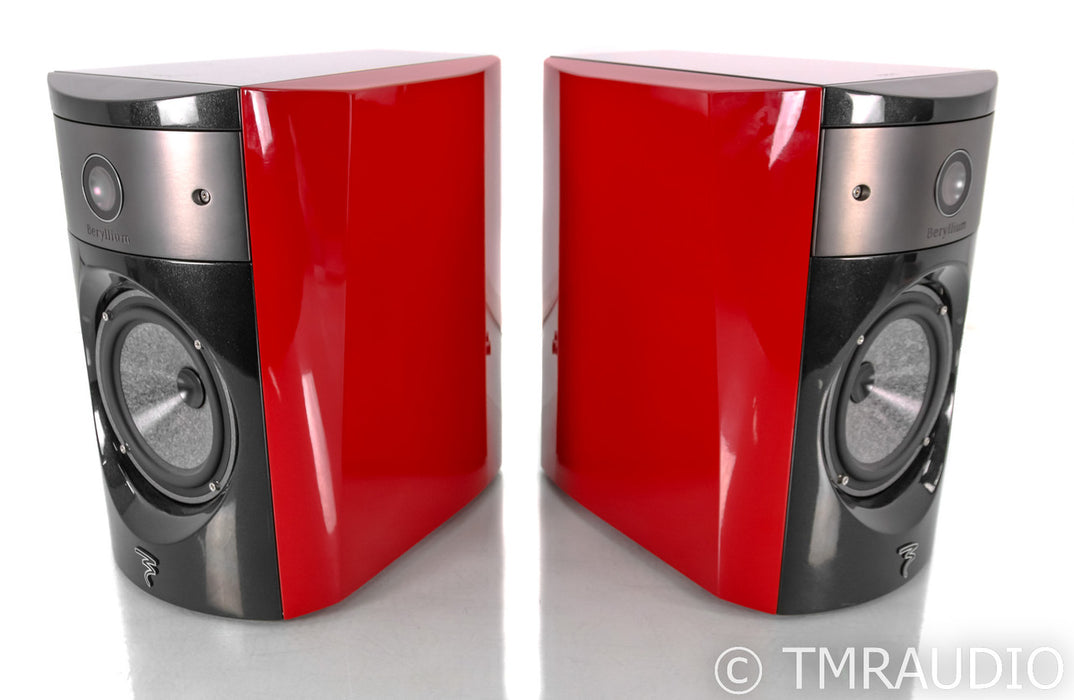 Focal Electra 1008 Be Bookshelf Speakers; Gloss Red Pair; Beryllium