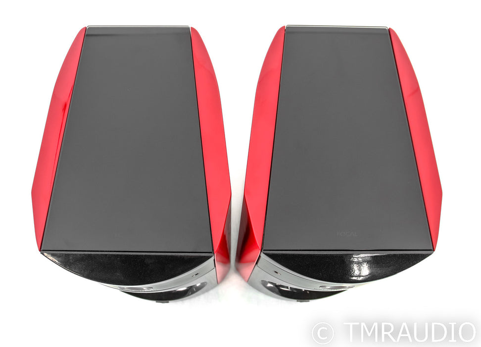 Focal Electra 1008 Be Bookshelf Speakers; Gloss Red Pair; Beryllium