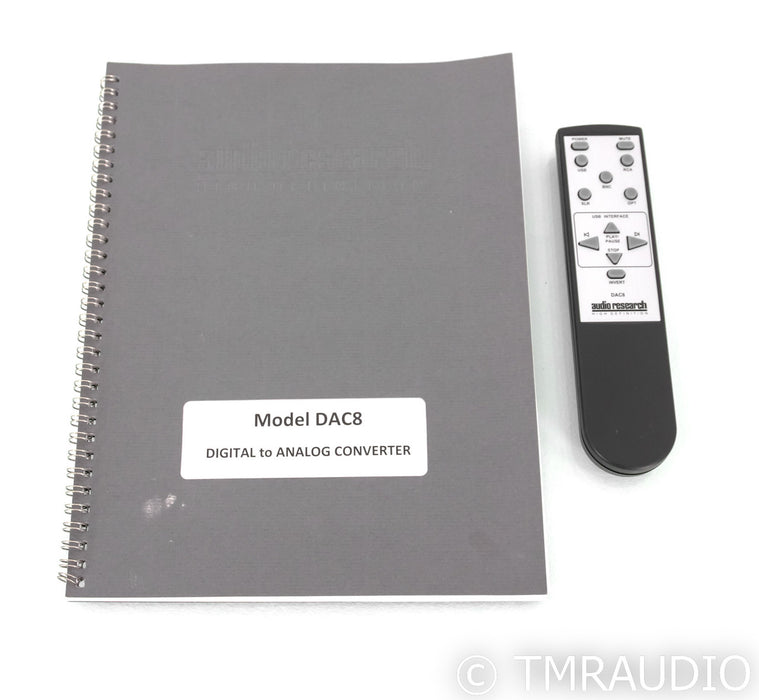 Audio Research DAC8 DAC; D/A Converter; Remote; DAC-8