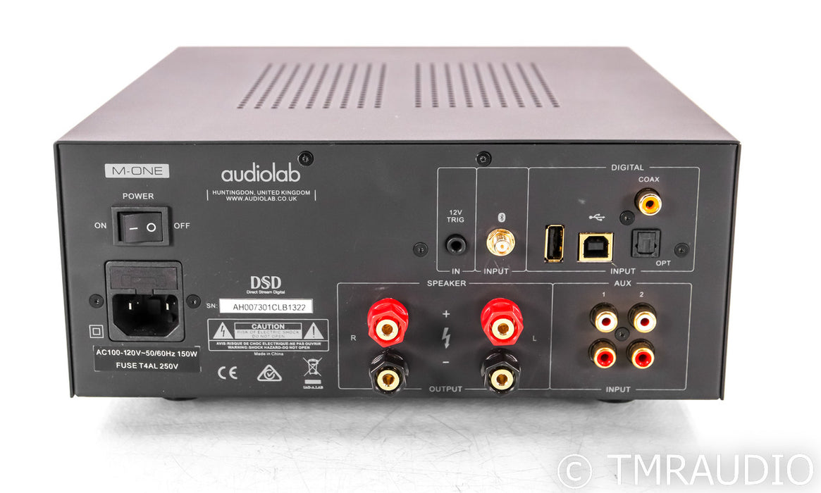 Audiolab M-ONE Stereo Integrated Amplifier; MONE; Remote; Black