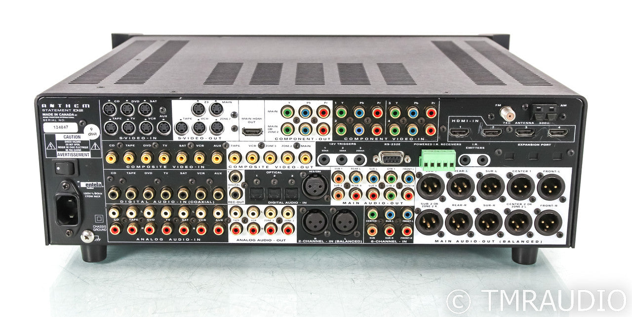 Anthem Statement D2 7.1 Channel Home Theater Processor; Remote