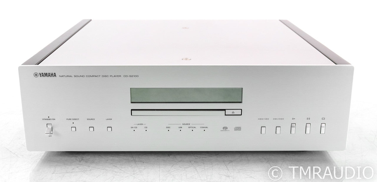 Yamaha CD-S2100 SACD / CD Player; Silver; Remote