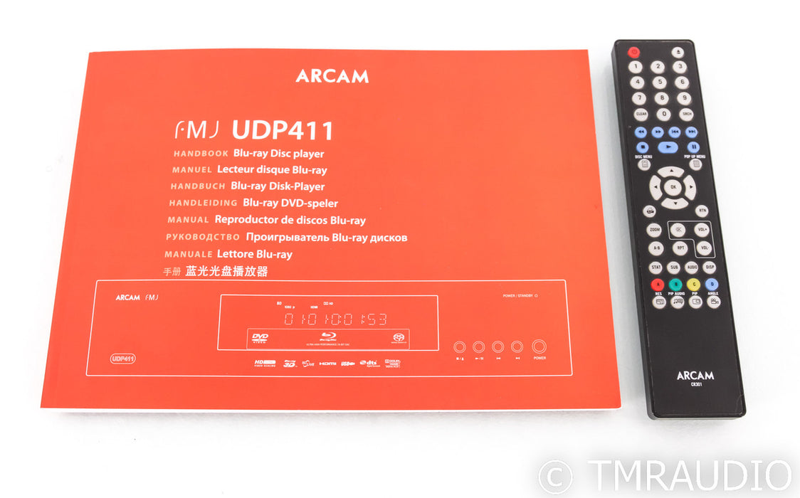 Arcam FMJ UDP411 Universal Disc Player; Remote; CD / SACD / DVD / Blu-Ray