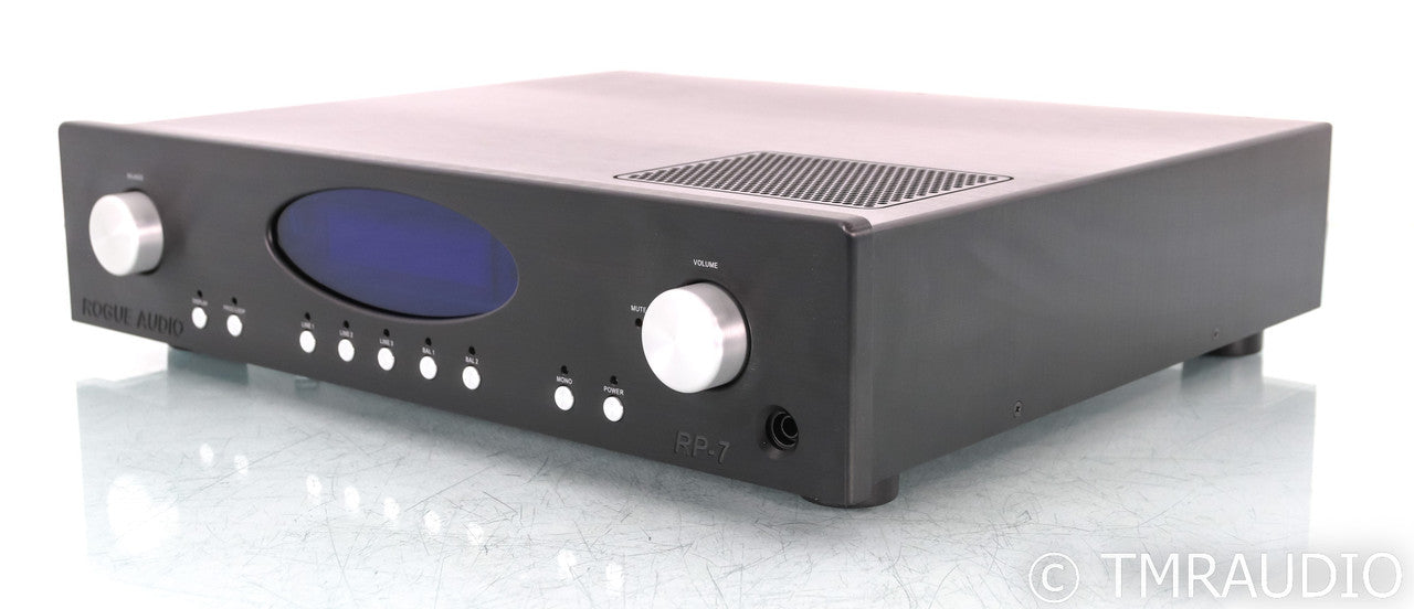 Rogue RP-7 Stereo Tube Preamplifier; Remote; RP7; Black