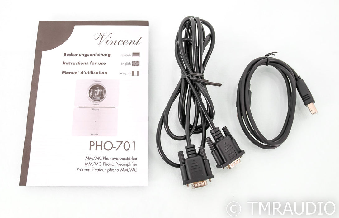 Vincent PHO-701 MM / MC Tube Hybrid Phono Preamplifier; PHO-701ps