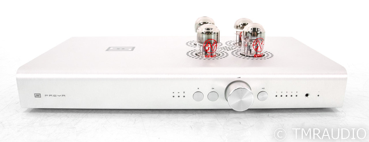 Schiit Freya+ Stereo Tube Hybrid Preamplifier; Remote; Silver