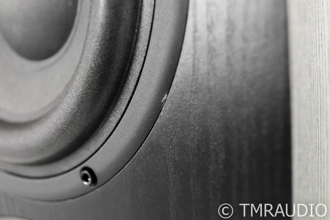 Rhymik F8 Dual 8" Powered Subwoofer; F-8; Black Oak