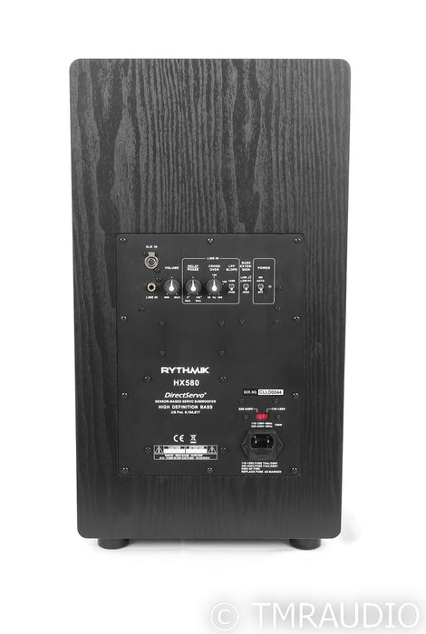 Rhymik F8 Dual 8" Powered Subwoofer; F-8; Black Oak