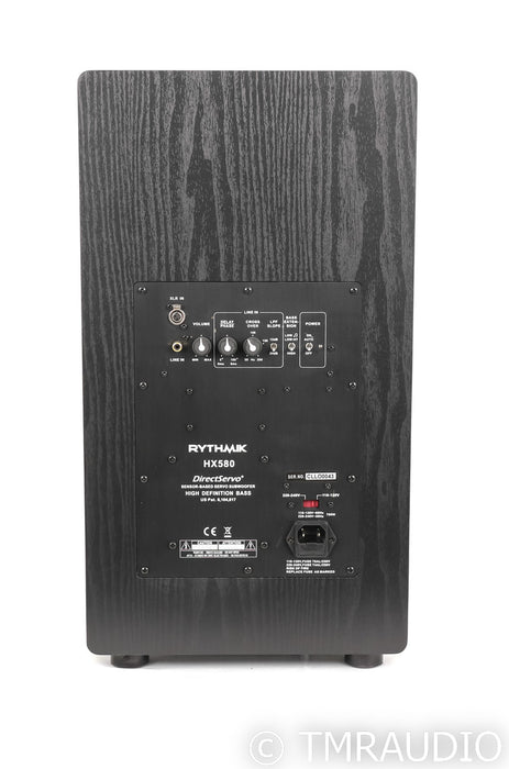 Rhymik F8 Dual 8" Powered Subwoofer; F-8; Black Oak