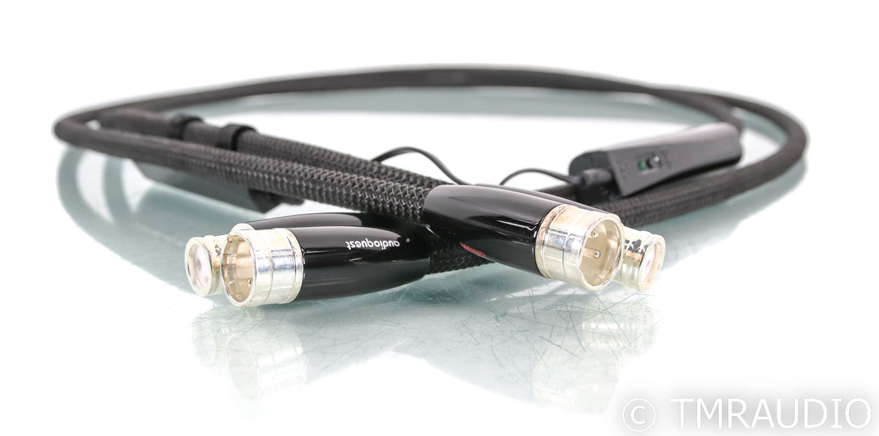 AudioQuest Wind XLR Cables; 1.5m Pair Balanced Interconnects; 72v DBS