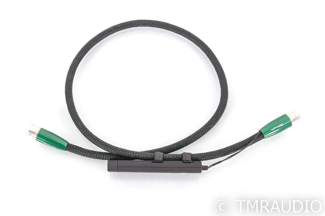 AudioQuest Earth XLR Cables; 1m Pair Balanced Interconnects; 72v DBS