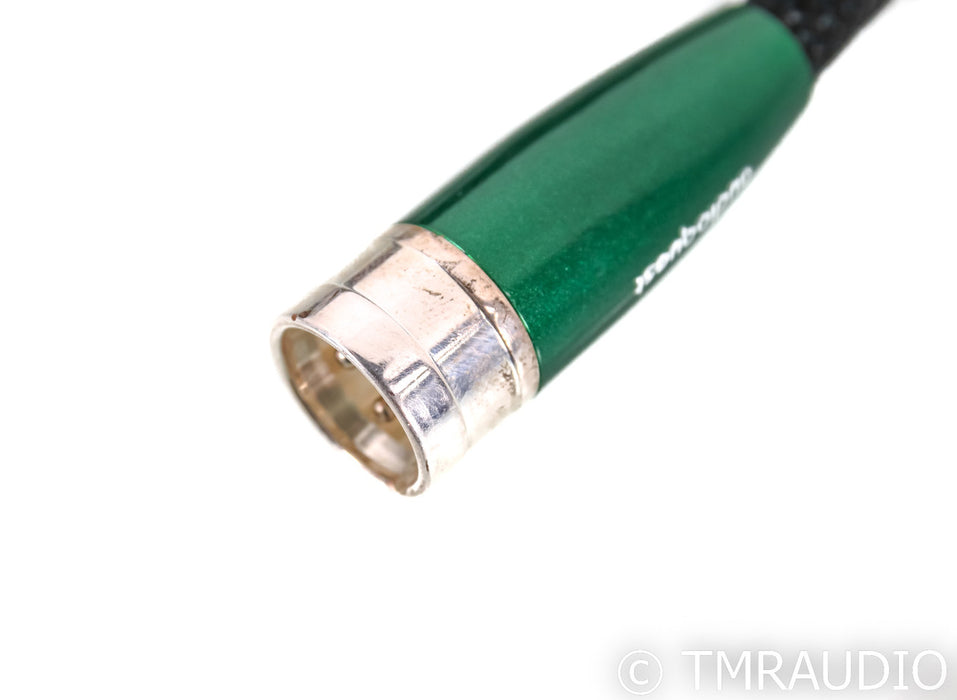 AudioQuest Earth XLR Cables; 1m Pair Balanced Interconnects; 72v DBS