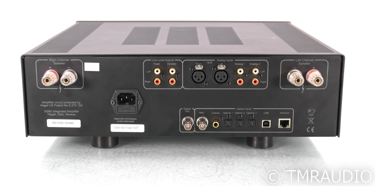 Hegel H390 Stereo Integrated Amplifier; Remote; DAC; Wireless Streaming