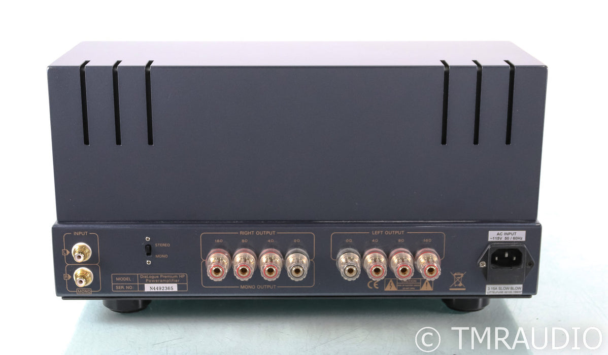 PrimaLuna DiaLogue Premium HP Stereo Tube Power Amplifier; Silver