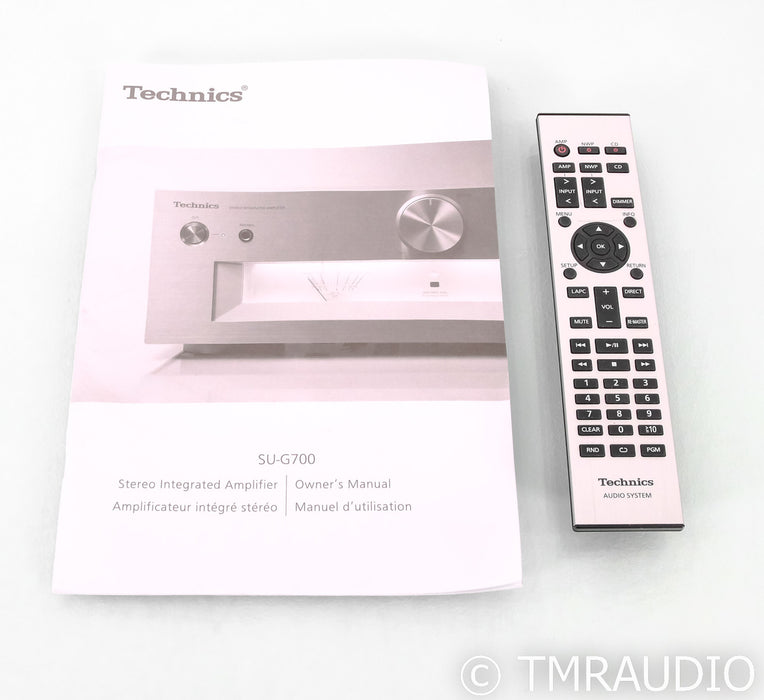 Technics SU-G700 Stereo Integrated Amplifier; SUG700; DAC; MM Phono
