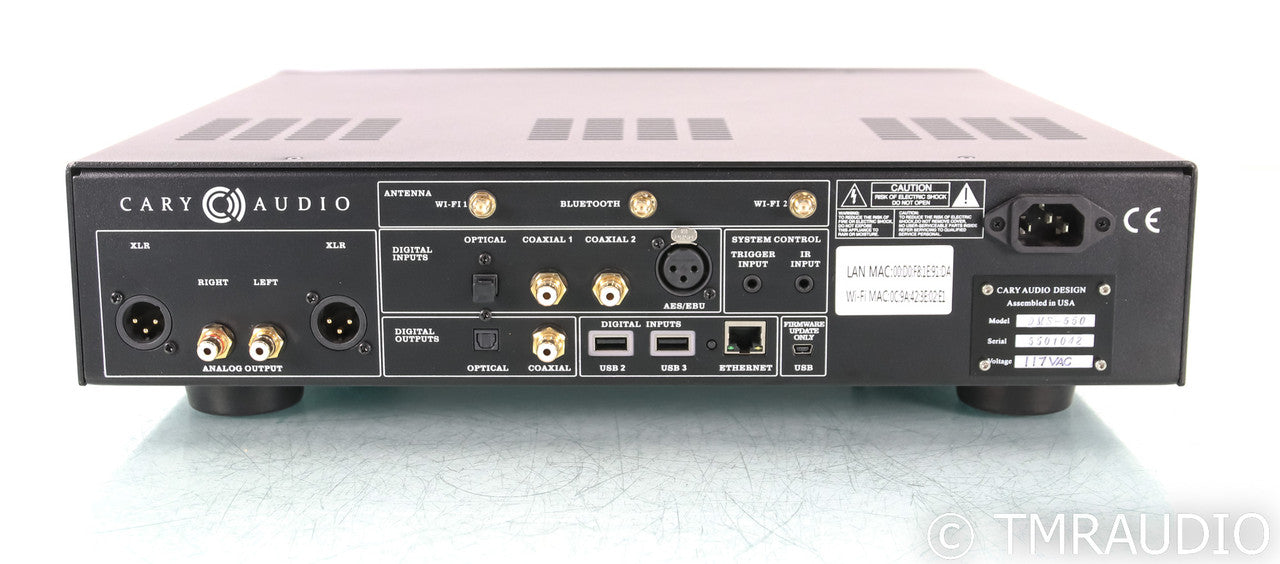 Cary Audio DMS-550 Wireless Network Streamer / DAC; DMS550; Roon Ready