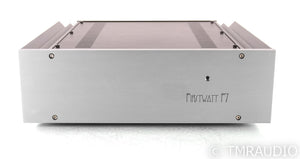 First Watt F7 Stereo Power Amplifier; F-7; Silver