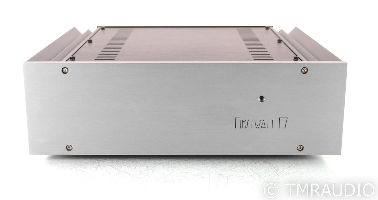 First Watt F7 Stereo Power Amplifier; F-7; Silver