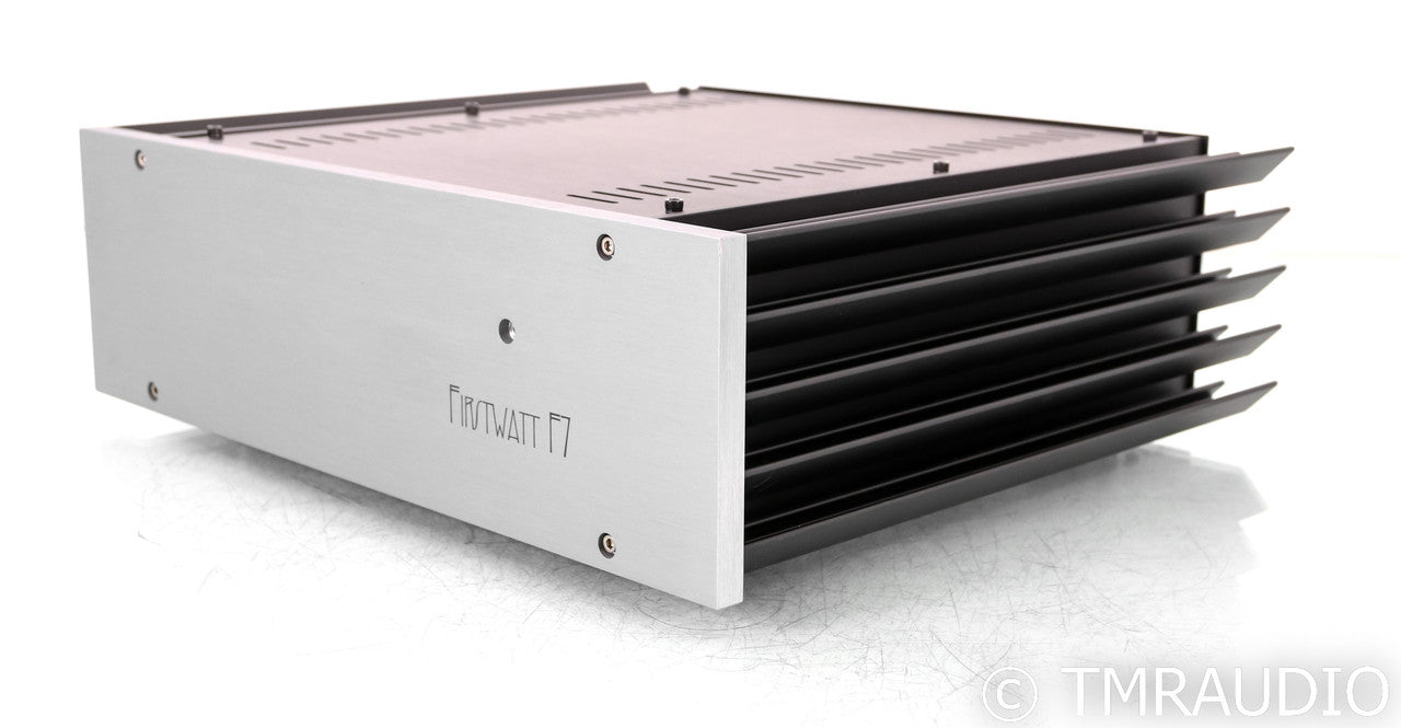 First Watt F7 Stereo Power Amplifier; F-7; Silver