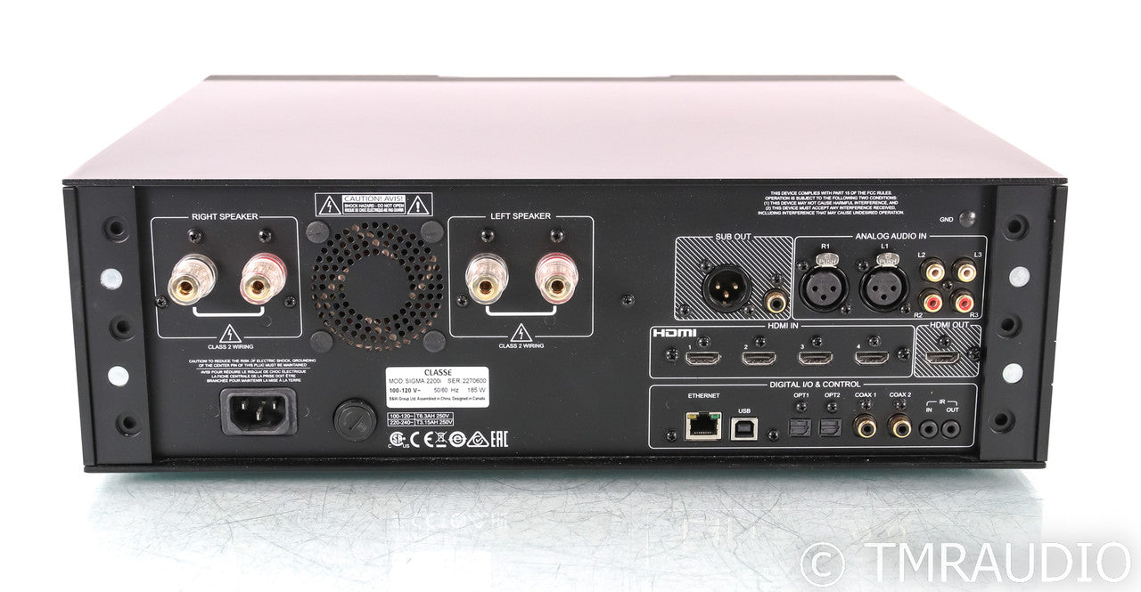 Classe Sigma 2200i Stereo Integrated Amplifier; Remote