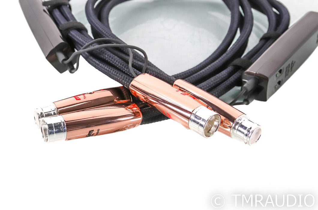 AudioQuest ThunderBird XLR Cables; 0.75m Pair Balanced Interconnects; 72v DBS