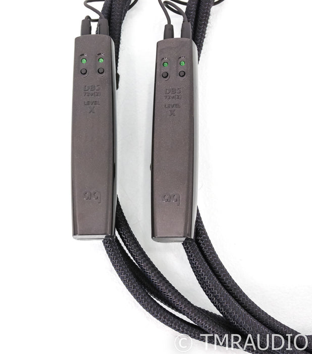 AudioQuest ThunderBird XLR Cables; 0.75m Pair Balanced Interconnects; 72v DBS