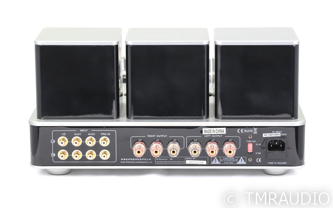 Willsenton R8 Stereo Tube Integrated Amplifier; Remote; Silver