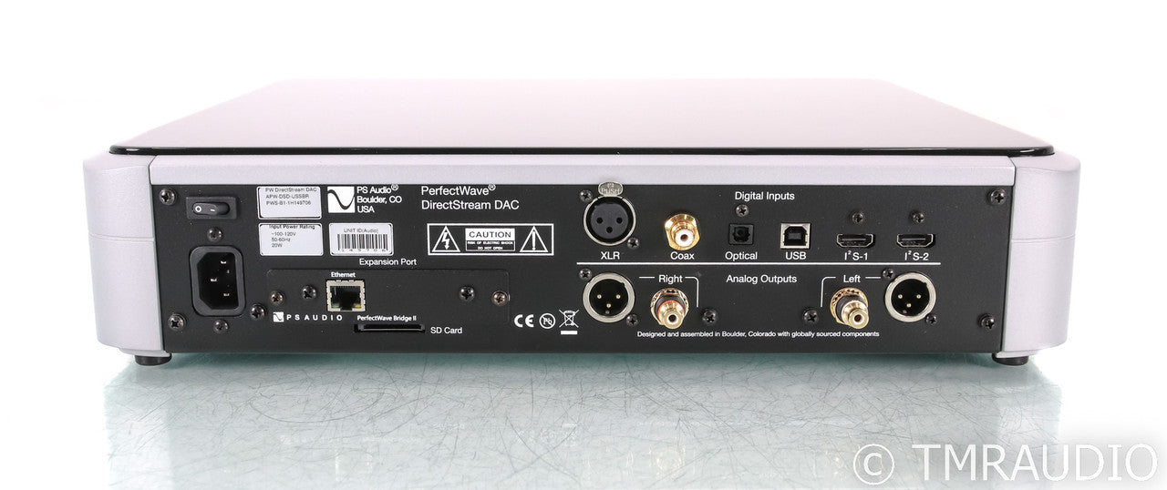 PS Audio PerfectWave DirectStream DAC; Remote; Silver; DSD; Bridge II