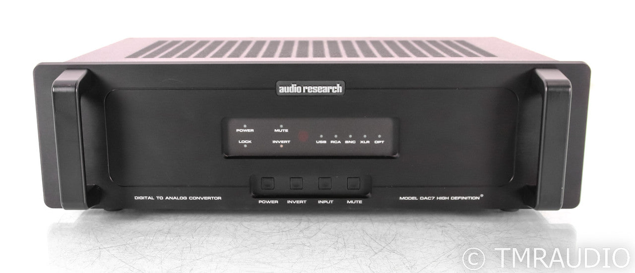 Audio Research DAC7 DAC; D/A Converter; DAC-7; Black; Remote