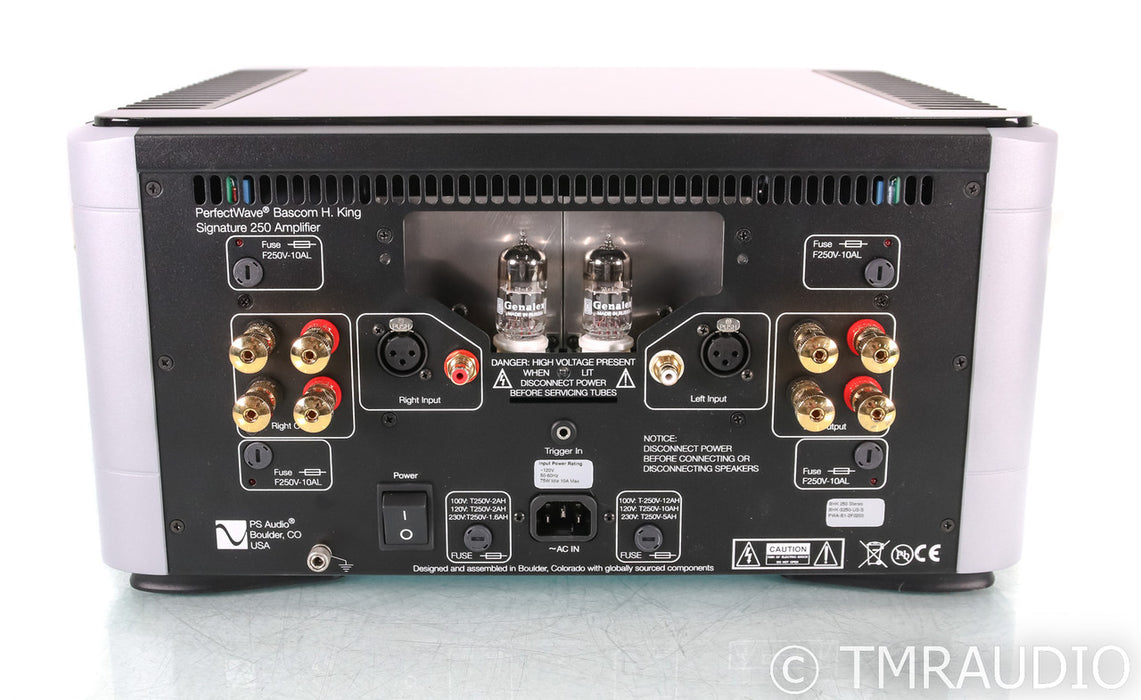 PS Audio BHK Signature 250 Stereo Tube Hybrid Amplifier; Silver