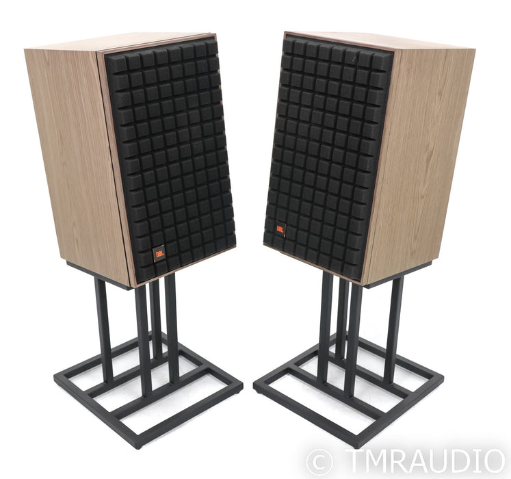 JBL L82 Classic Bookshelf Speakers; Black Pair w/ JS80 Stands