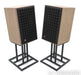 JBL L82 Classic Bookshelf Speakers; Black Pair w/ JS80 Stands