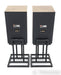 JBL L82 Classic Bookshelf Speakers; Black Pair w/ JS80 Stands