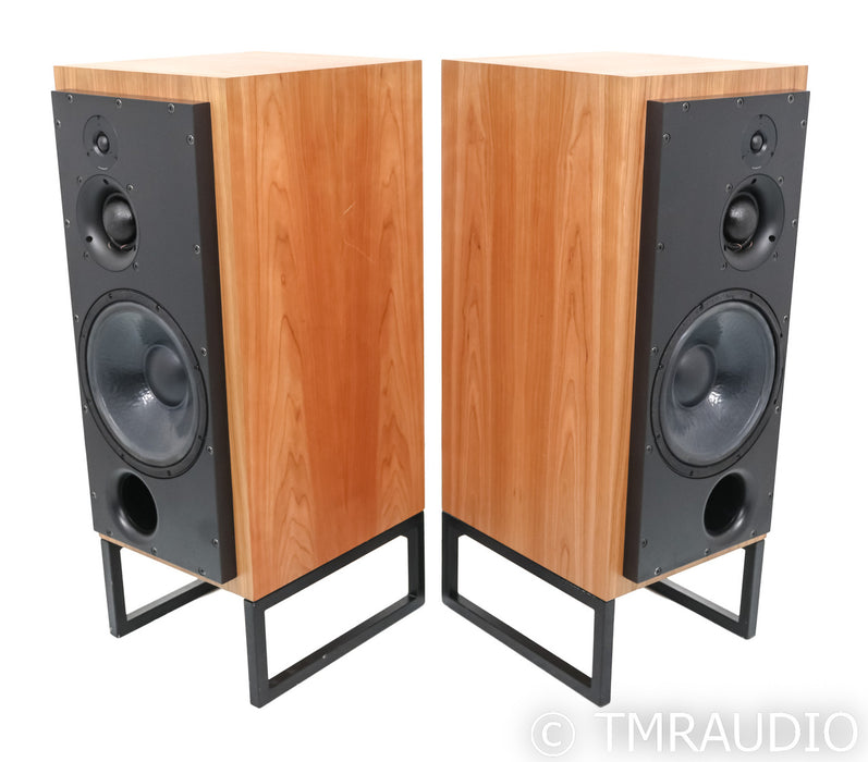 ATC SCM100ASL Active Studio Monitors; SCM-100-ASL; Cherry Pair w/ Stands
