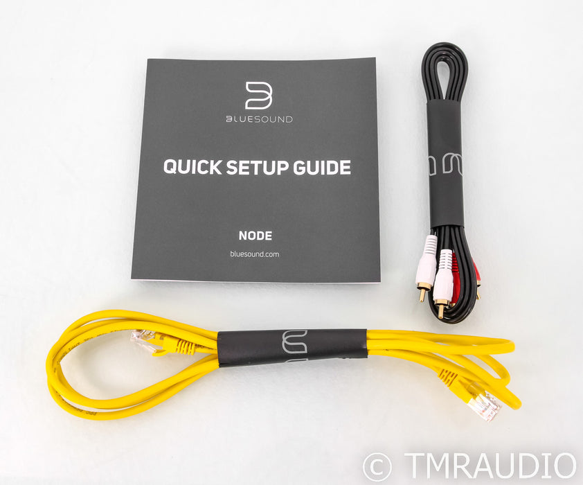 Bluesound Node Wireless Network Streamer; BluOS; Bluetooth; Black