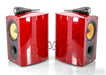 B&W Signature 805 Bookshelf Speakers; Red Birds Eye Maple Pair