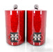B&W Signature 805 Bookshelf Speakers; Red Birds Eye Maple Pair