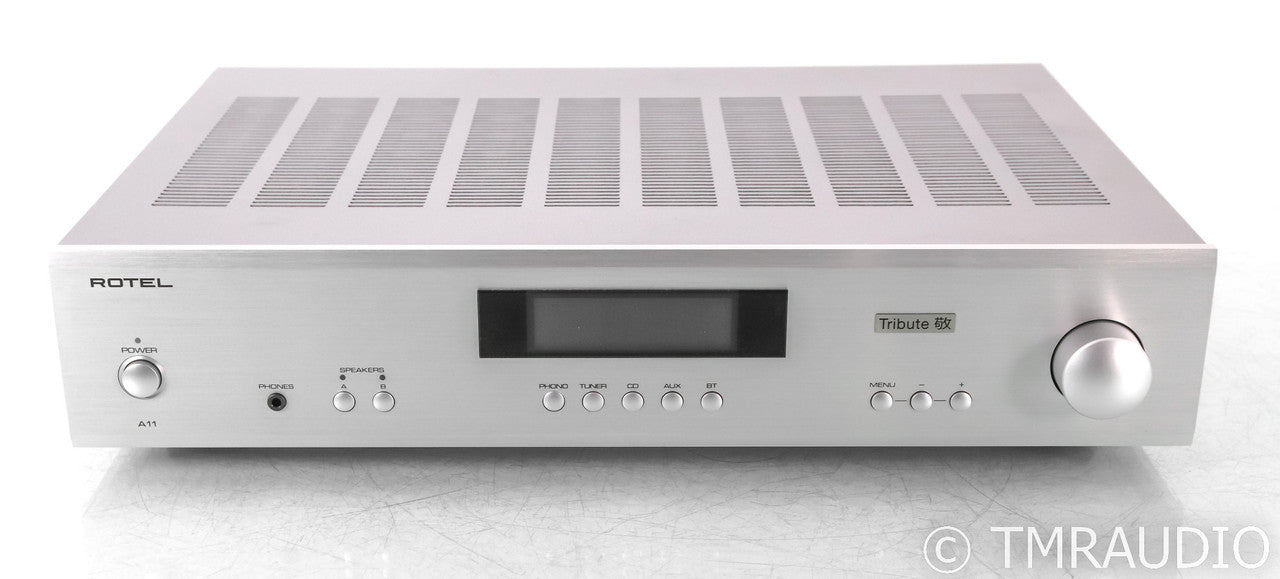 Rotel A11 Tribute Stereo Integrated Amplifier; Silver (Open Box)
