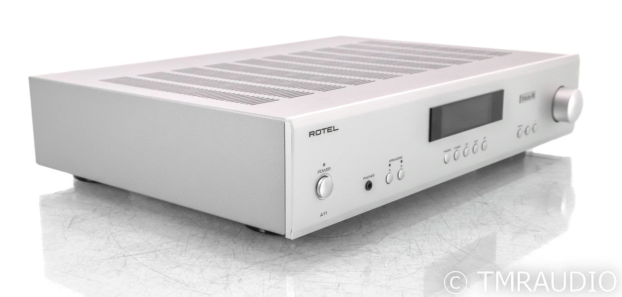 Rotel A11 Tribute Stereo Integrated Amplifier; Silver (Open Box)