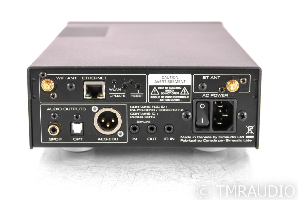Simaudio Moon MiND 2 Wireless Network Streamer; Black; Remote