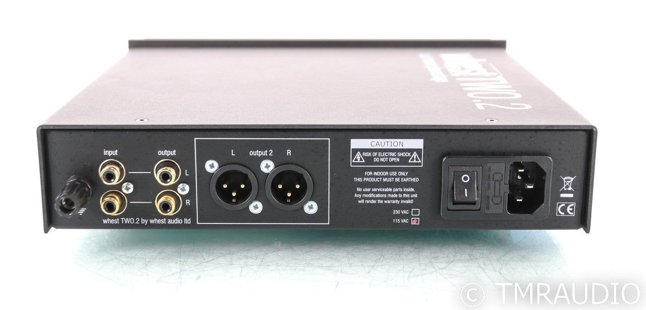 Whest Audio whestTWO.2 Dual Mono MM / MC Phono Preamplifier; 2.2; Black