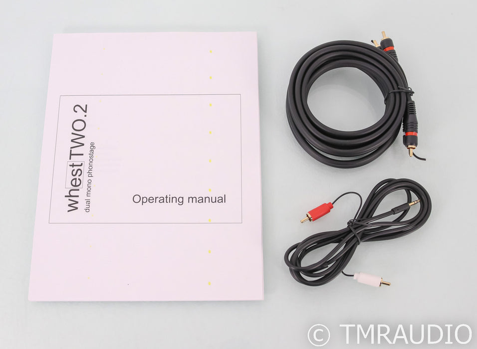 Whest Audio whestTWO.2 Dual Mono MM / MC Phono Preamplifier; 2.2; Black