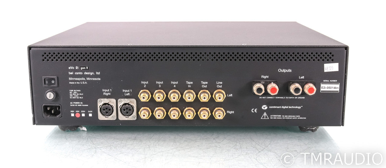 Bel Canto eVo 2 Gen II Stereo Integrated Amplifier; Silver, Remote, Black