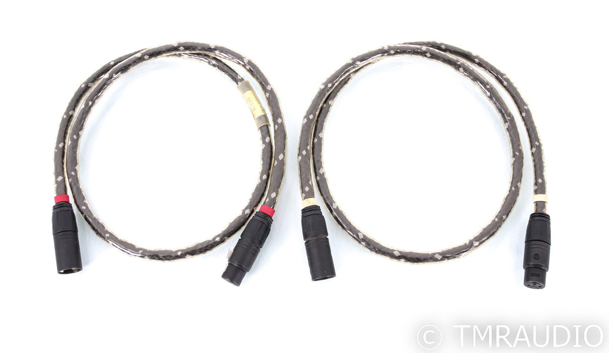 StraightWire Virtuoso XLR Cables; 1m Pair Balanced Interconnects
