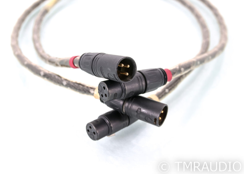 StraightWire Virtuoso XLR Cables; 1m Pair Balanced Interconnects